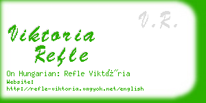 viktoria refle business card